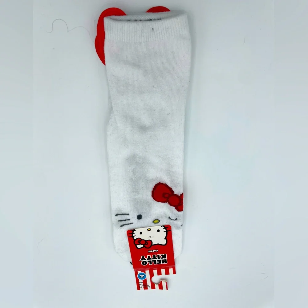 Hello Kitty Ankle Socks with Bow NWT